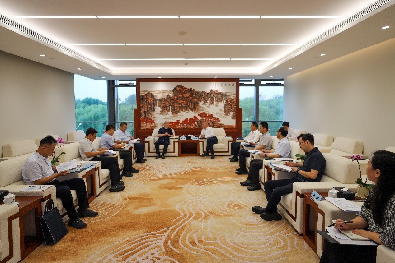 公司領(lǐng)導(dǎo)與山西省發(fā)展改革委領(lǐng)導(dǎo)座談交流